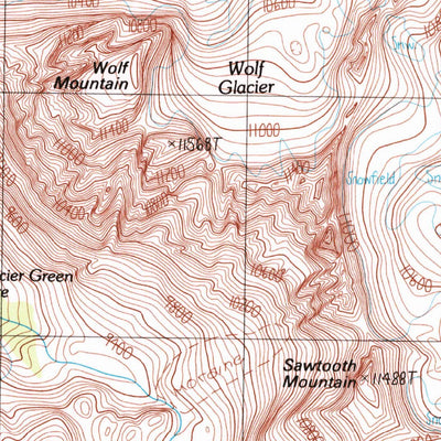 United States Geological Survey Little Park Mountain, MT (1986, 24000-Scale) digital map