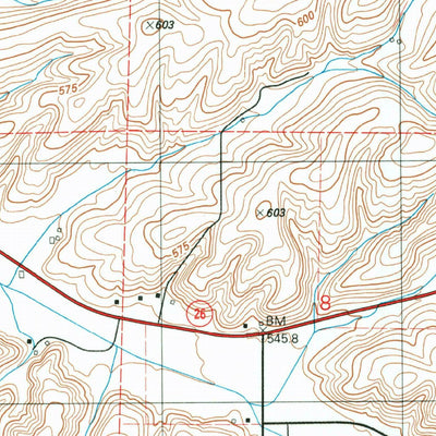 United States Geological Survey Little Penawawa Creek, WA (1981, 24000-Scale) digital map