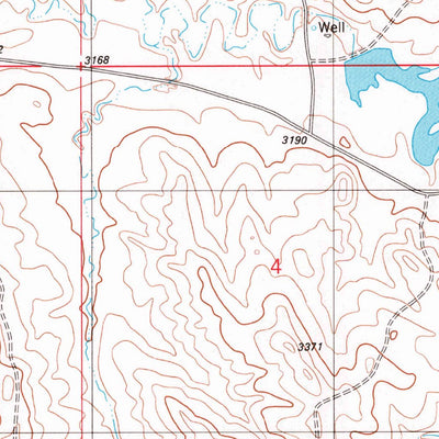 United States Geological Survey Little Pilgrim Butte, MT (1982, 24000-Scale) digital map