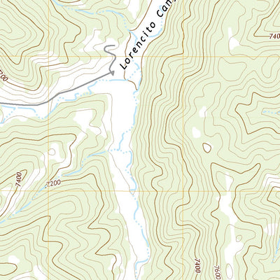 United States Geological Survey Little Pine Canyon, CO (2022, 24000-Scale) digital map