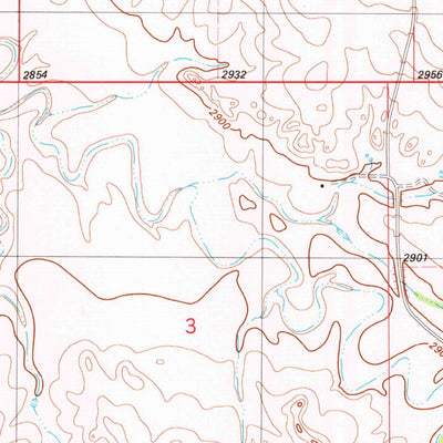 United States Geological Survey Little Pine Creek, MT (1981, 24000-Scale) digital map