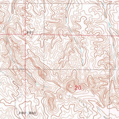 United States Geological Survey Little Pine Creek, MT (1981, 24000-Scale) digital map