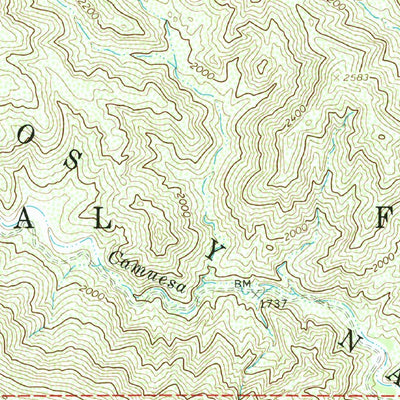 United States Geological Survey Little Pine Mountain, CA (1964, 24000-Scale) digital map