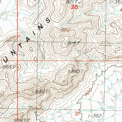 United States Geological Survey Little Piute Mountains, CA (1985, 24000-Scale) digital map