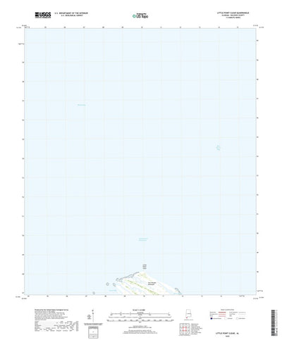 United States Geological Survey Little Point Clear, AL (2020, 24000-Scale) digital map