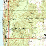 United States Geological Survey Little Point Sable, MI (1983, 25000-Scale) digital map