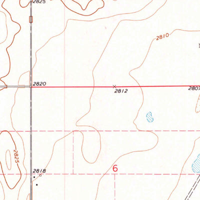 United States Geological Survey Little Ponderosa, OK-KS (1973, 24000-Scale) digital map