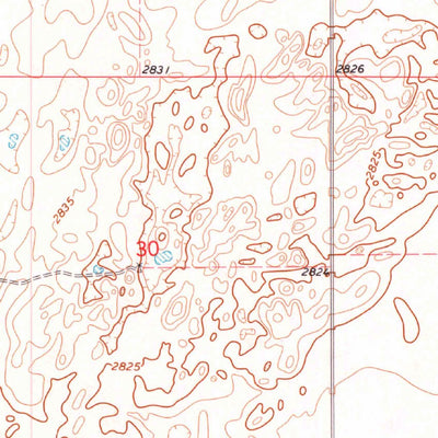 United States Geological Survey Little Ponderosa, OK-KS (1973, 24000-Scale) digital map
