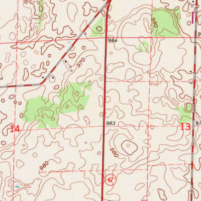 United States Geological Survey Little Prairie, WI (1960, 24000-Scale) digital map