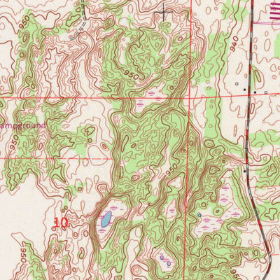 United States Geological Survey Little Prairie, WI (1960, 24000-Scale) digital map