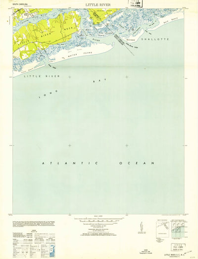United States Geological Survey Little River, SC-NC (1953, 24000-Scale) digital map