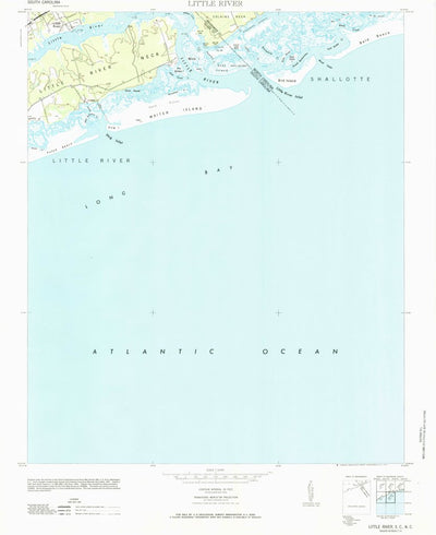 United States Geological Survey Little River, SC-NC (1971, 24000-Scale) digital map