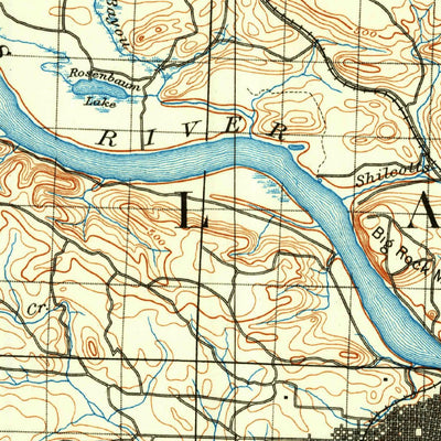 United States Geological Survey Little Rock, AR (1891, 125000-Scale) digital map
