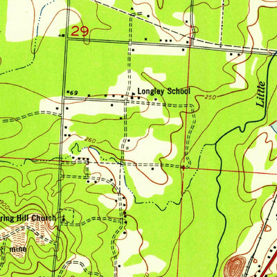 United States Geological Survey Little Rock, AR (1954, 24000-Scale) digital map