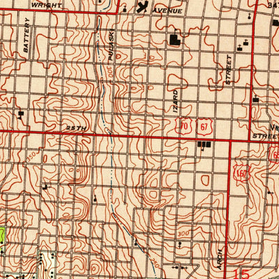 United States Geological Survey Little Rock, AR (1954, 24000-Scale) digital map