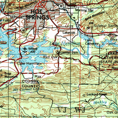 United States Geological Survey Little Rock, AR (1955, 250000-Scale) digital map