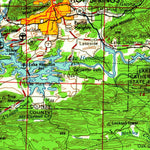 United States Geological Survey Little Rock, AR (1964, 250000-Scale) digital map