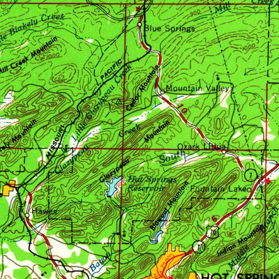United States Geological Survey Little Rock, AR (1964, 250000-Scale) digital map