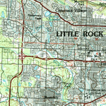 United States Geological Survey Little Rock, AR (1985, 100000-Scale) digital map