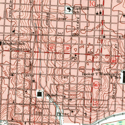 United States Geological Survey Little Rock, AR (1994, 24000-Scale) digital map