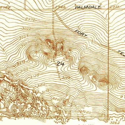 United States Geological Survey Little Rock, CA (1930, 24000-Scale) digital map