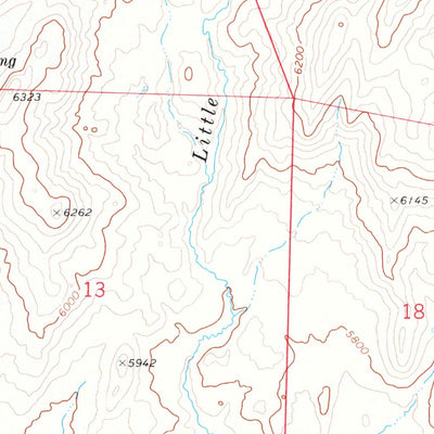 United States Geological Survey Little Rock Creek, NV (1973, 24000-Scale) digital map