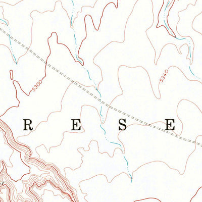 United States Geological Survey Little Round Rock, AZ (1968, 24000-Scale) digital map