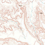 United States Geological Survey Little Round Rock, AZ (1968, 24000-Scale) digital map