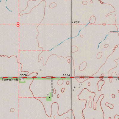 United States Geological Survey Little Salt Marsh, KS (1971, 24000-Scale) digital map