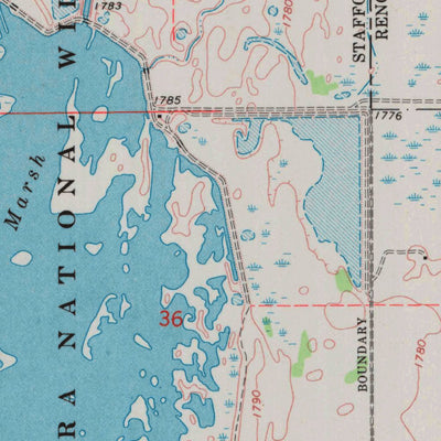 United States Geological Survey Little Salt Marsh, KS (1971, 24000-Scale) digital map