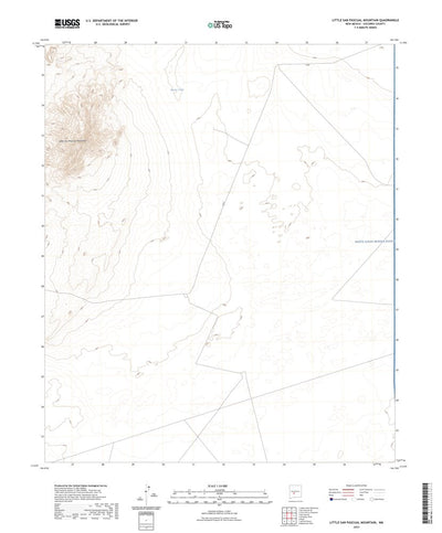 United States Geological Survey Little San Pascual Mountain, NM (2023, 24000-Scale) digital map