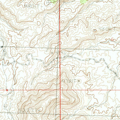 United States Geological Survey Little Sand Draw, WY (1985, 24000-Scale) digital map