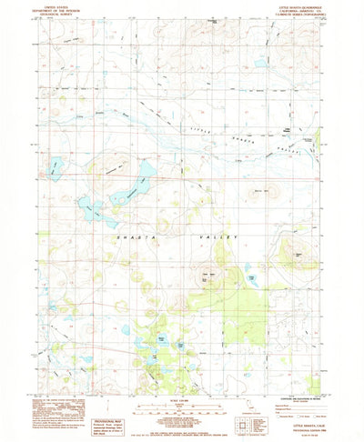United States Geological Survey Little Shasta, CA (1984, 24000-Scale) digital map