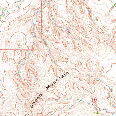 United States Geological Survey Little Sheep Mountain, MT (1965, 24000-Scale) digital map
