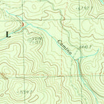 United States Geological Survey Little Shuteye Peak, CA (1990, 24000-Scale) digital map