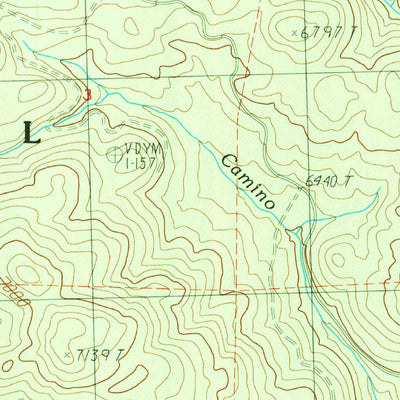 United States Geological Survey Little Shuteye Peak, CA (1990, 24000-Scale) digital map