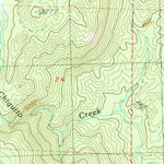 United States Geological Survey Little Shuteye Peak, CA (1990, 24000-Scale) digital map