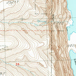 United States Geological Survey Little Soap Lake, WA (1986, 24000-Scale) digital map