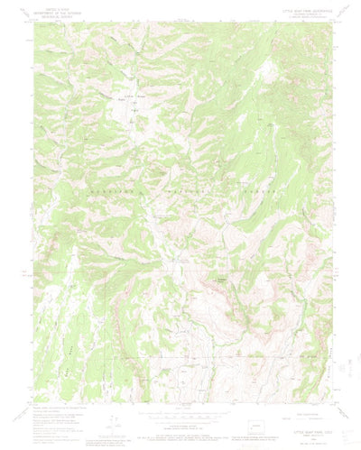 United States Geological Survey Little Soap Park, CO (1954, 24000-Scale) digital map