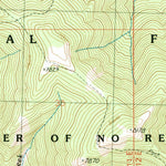United States Geological Survey Little Soldier Mountain, ID (1990, 24000-Scale) digital map