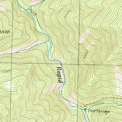 United States Geological Survey Little Soldier Mountain, ID (1990, 24000-Scale) digital map