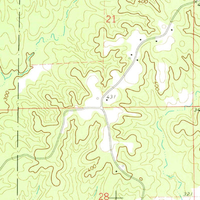 United States Geological Survey Little Springs, MS (1972, 24000-Scale) digital map