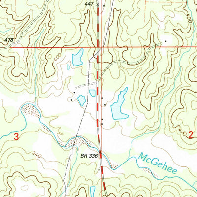 United States Geological Survey Little Springs, MS (2000, 24000-Scale) digital map