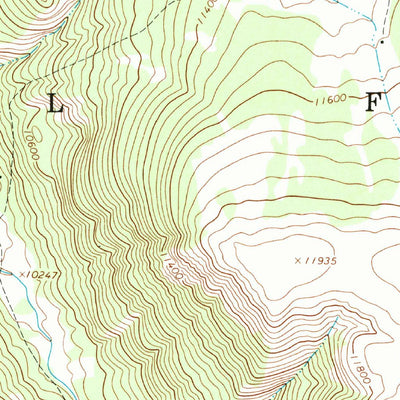 United States Geological Survey Little Squaw Creek, CO (1964, 24000-Scale) digital map