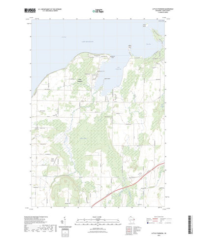 United States Geological Survey Little Sturgeon, WI (2023, 24000-Scale) digital map