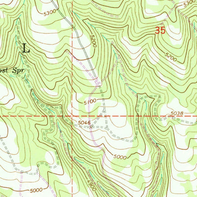 United States Geological Survey Little Summit Prairie, OR (1966, 24000-Scale) digital map