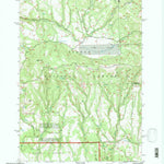 United States Geological Survey Little Summit Prairie, OR (1992, 24000-Scale) digital map