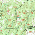 United States Geological Survey Little Summit Prairie, OR (1992, 24000-Scale) digital map