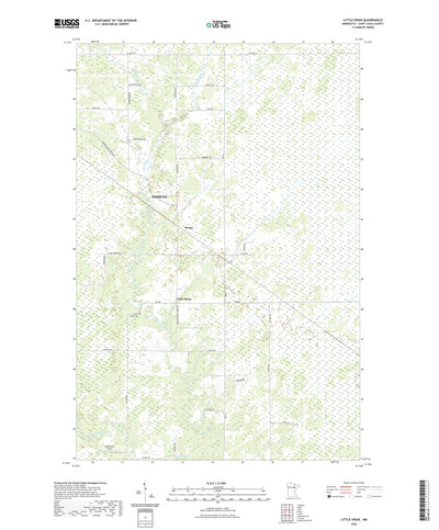 United States Geological Survey Little Swan, MN (2022, 24000-Scale) digital map
