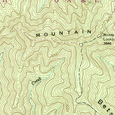 United States Geological Survey Little Switzerland, NC (1960, 24000-Scale) digital map